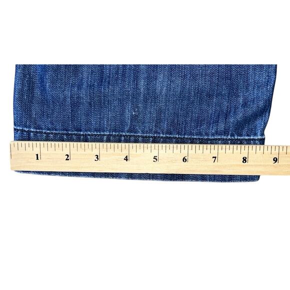 7 For All Mankind Dojo Cropped Jeans Women's 31X21 - Picture 6 of 8
